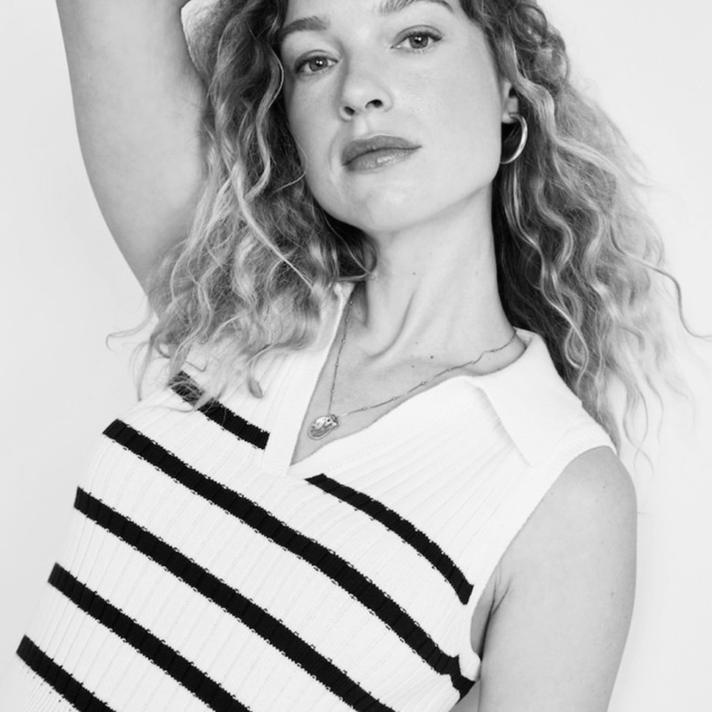 Old Navy Sleeveless Rib-Knit Cropped Polo